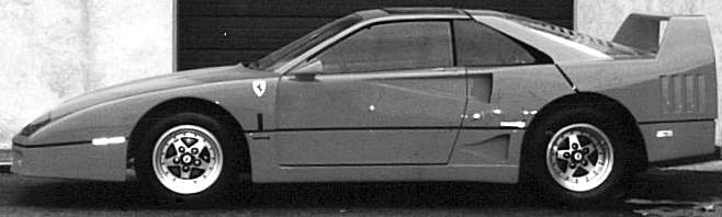 Pontiac Fiero - Ferrari F40 Replica_shreddermag